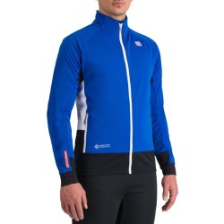 Warm Training jacka Sportful Apex Jacket 2024 klarblå / vit